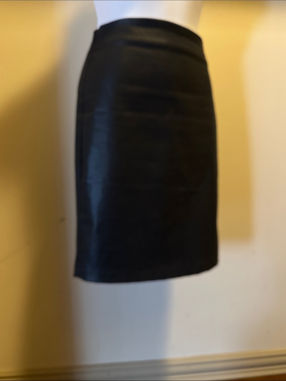 ALLSAINTS Black Metal Pencil Skirt 4